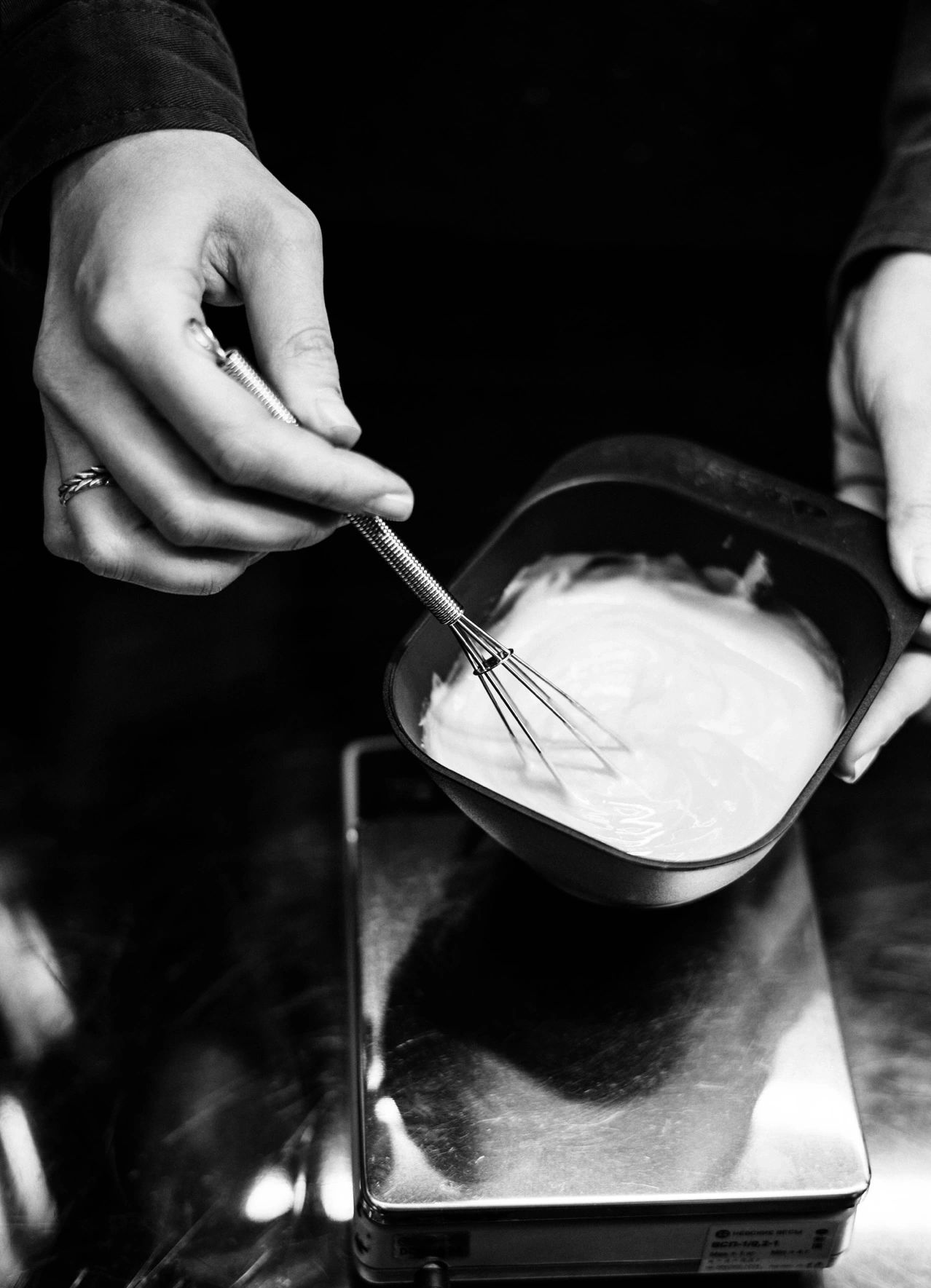 Préparation d’une coloration au salon